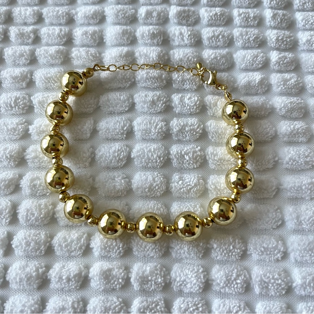 Gold Plated Ball Bracelet